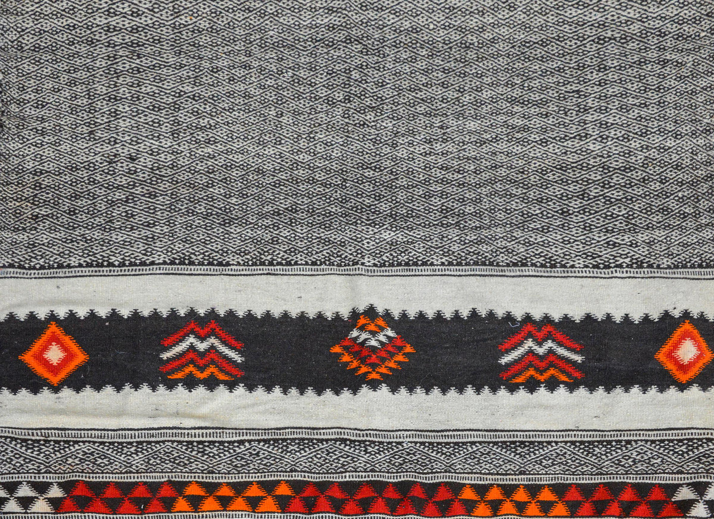 Mid Century Moroccan Kilim Runner For Sale