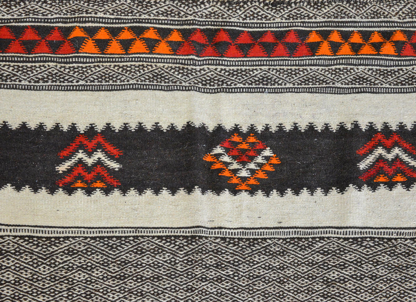 Mid Century Moroccan Kilim Runner For Sale