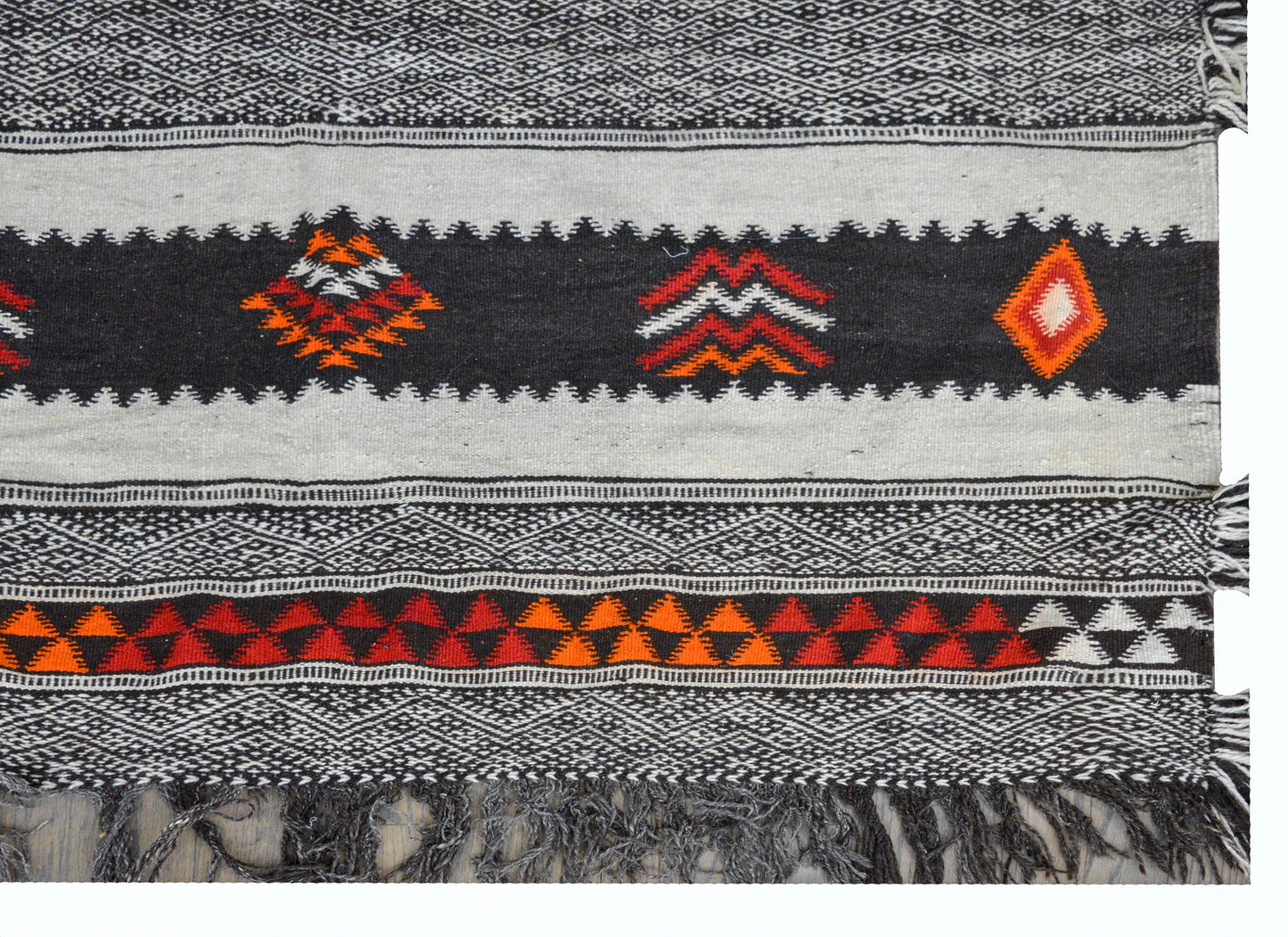 Mid Century Moroccan Kilim Runner For Sale