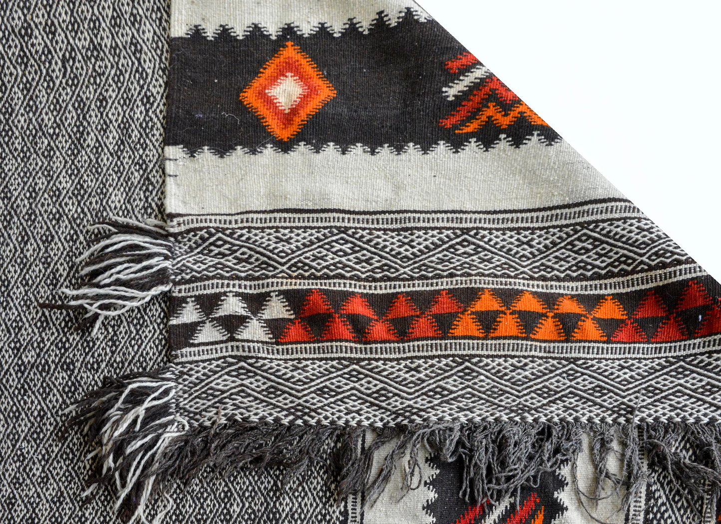 Mid Century Moroccan Kilim Runner For Sale