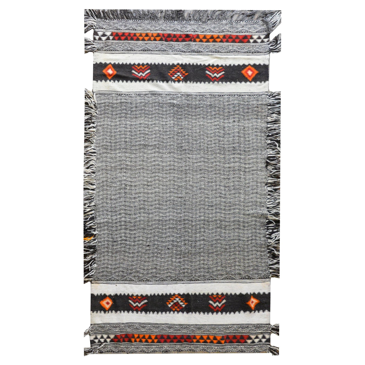 Mid Century Moroccan Kilim Runner For Sale