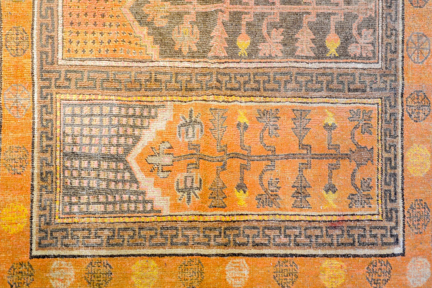 Unique Early 20th Century Khotan Rug For Sale