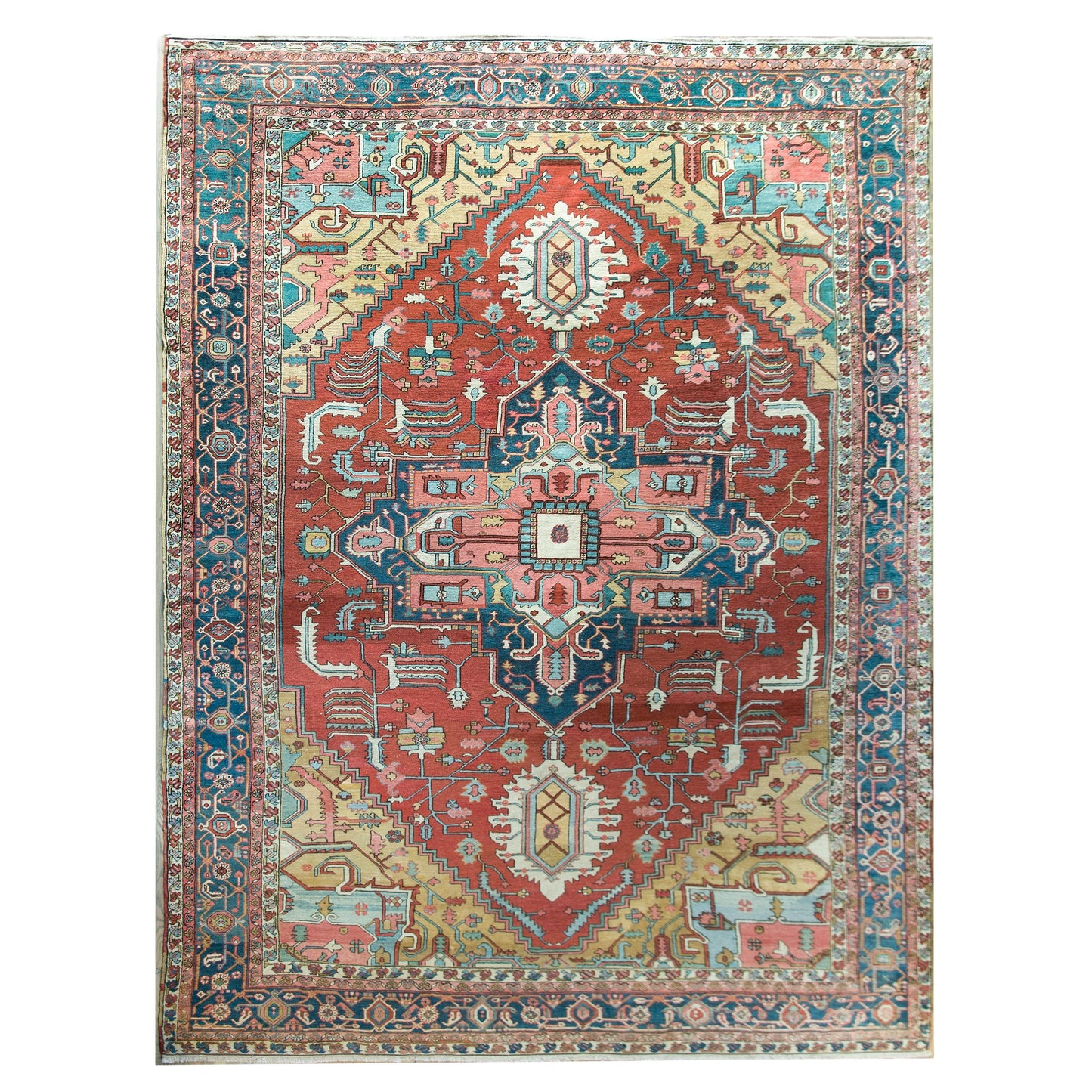 Late 19th Century Persian Serapi Rug For Sale