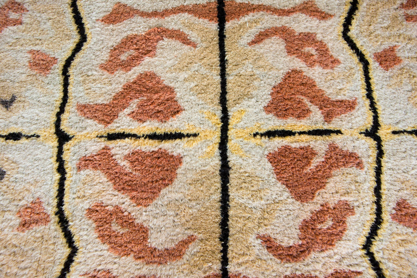 Rare Vintage Ecuadorian Rug For Sale