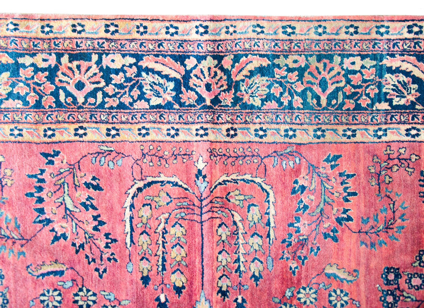 Early 20th Century Persian Sarouk Mohajeran Rug For Sale