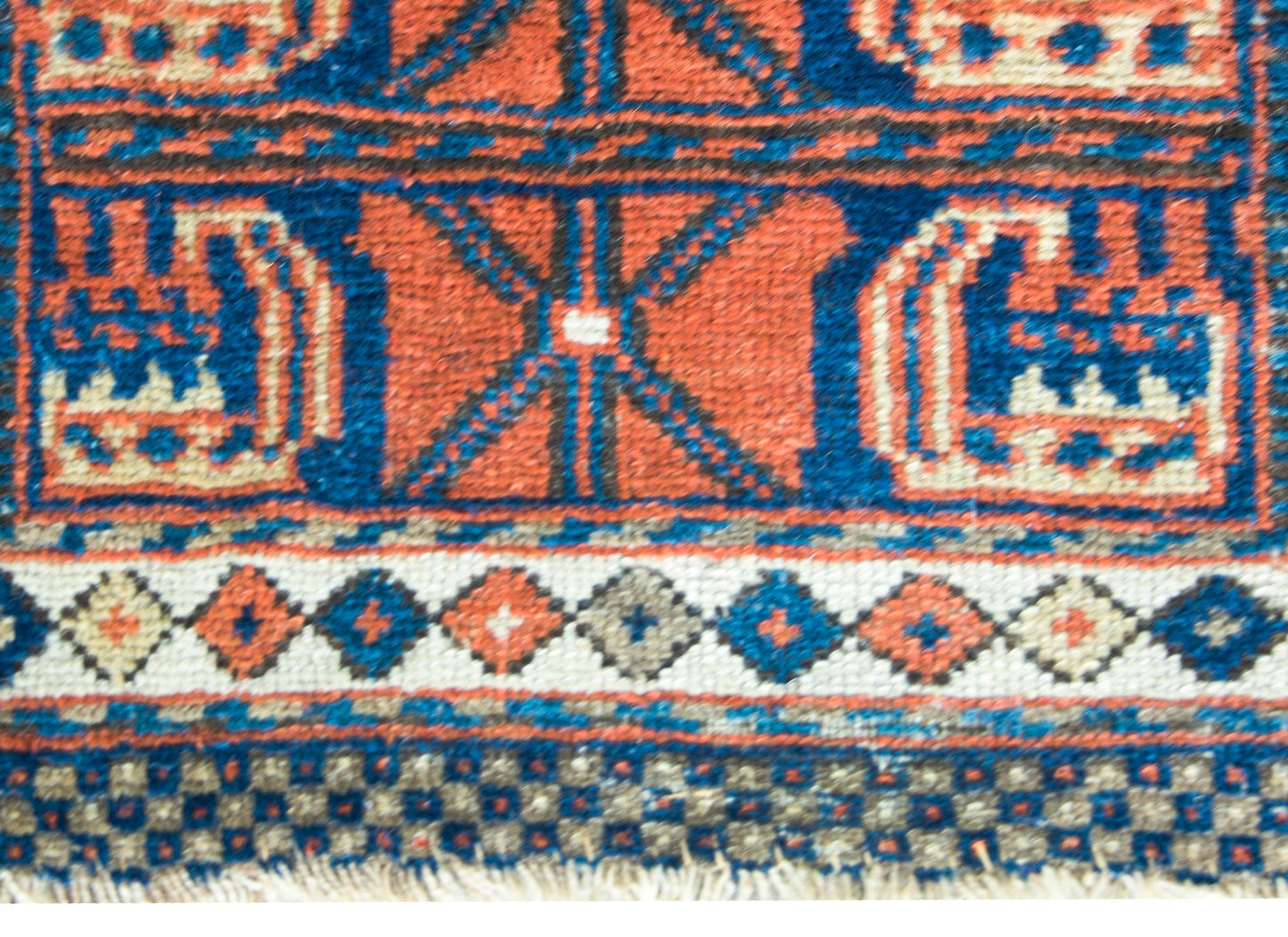 Early 20th Century Kurdish Bag Face Rug For Sale