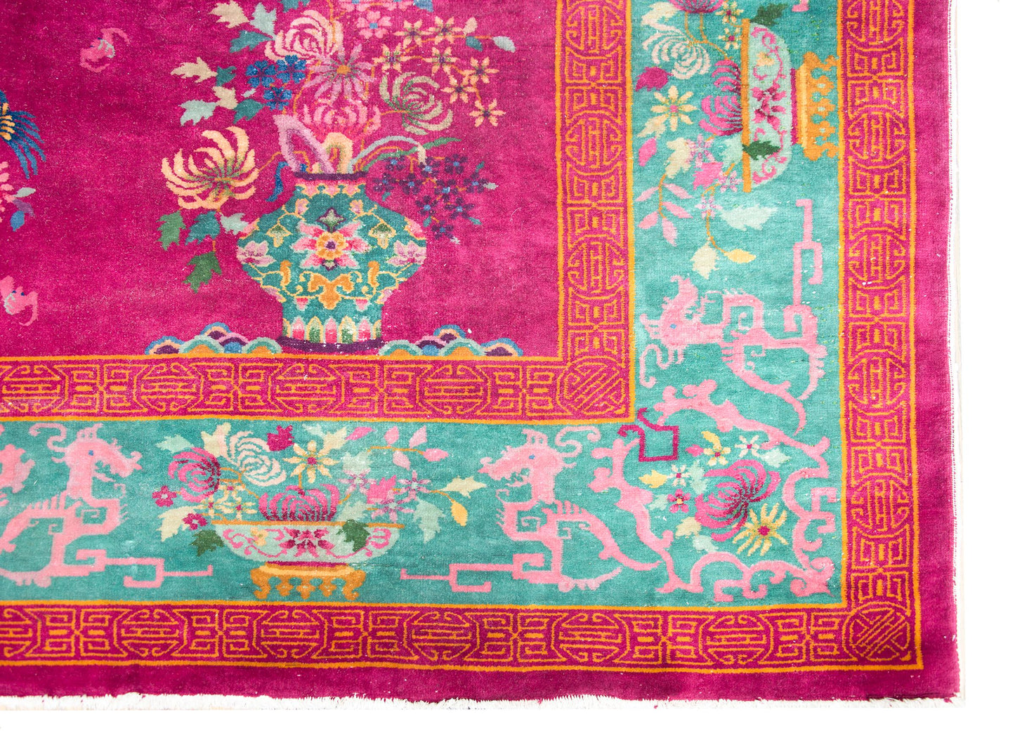 Chinese Art Deco Rug of Large Scale For Sale