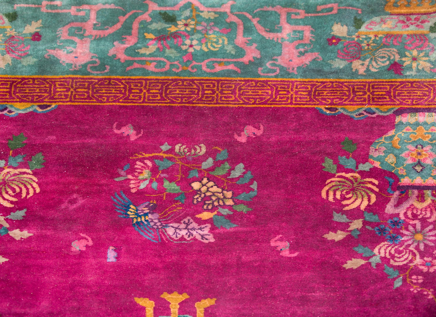 Chinese Art Deco Rug of Large Scale For Sale