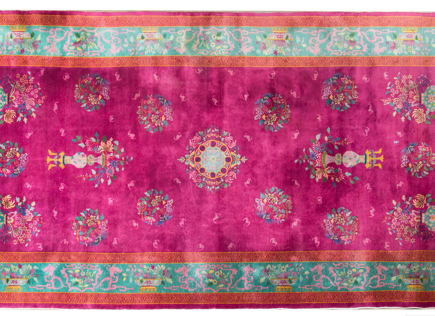 Chinese Art Deco Rug of Large Scale For Sale