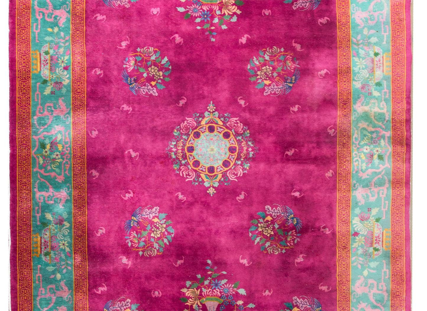 Chinese Art Deco Rug of Large Scale For Sale