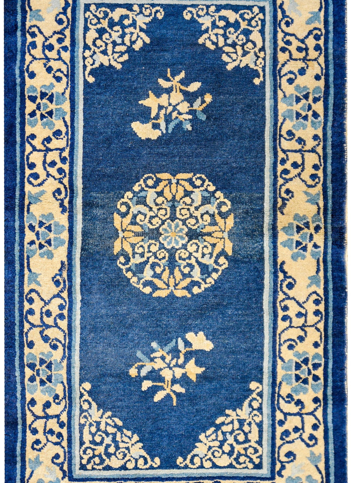 19th Century Chinese Peking Rug For Sale