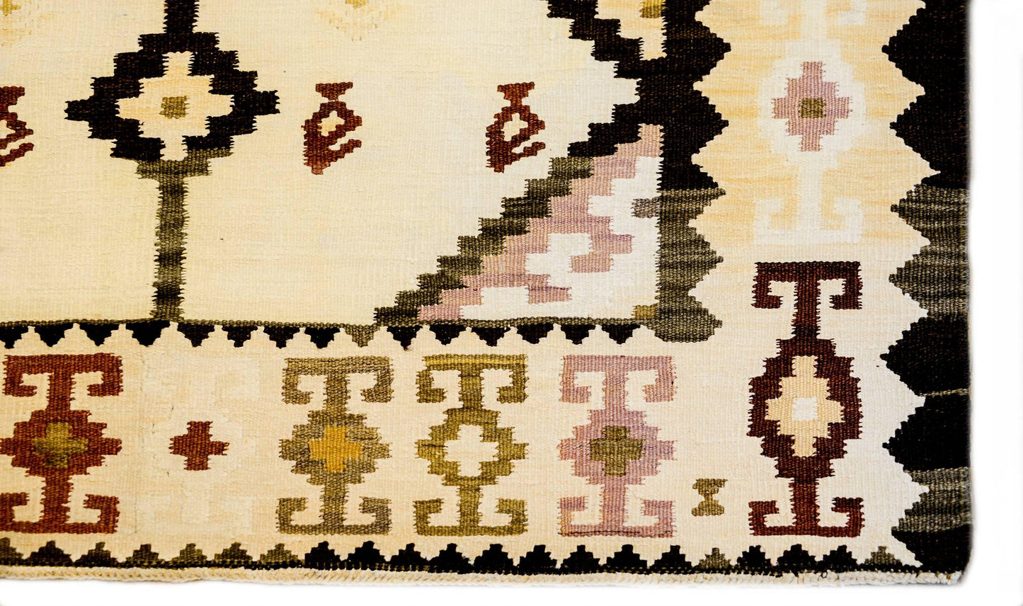 Early 20th Century Zarand Kilim Runner For Sale