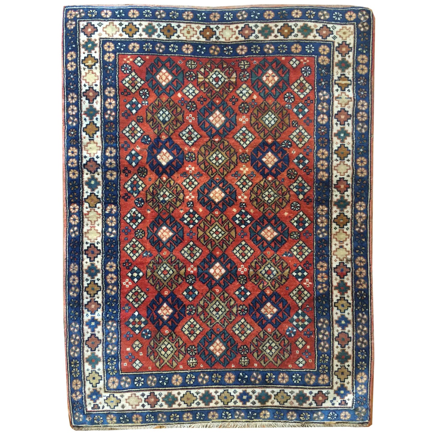 Bold Early 20th Century Azari Rug For Sale