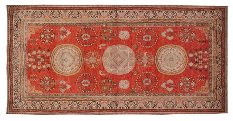 Early 20th Century Khotan Rug For Sale