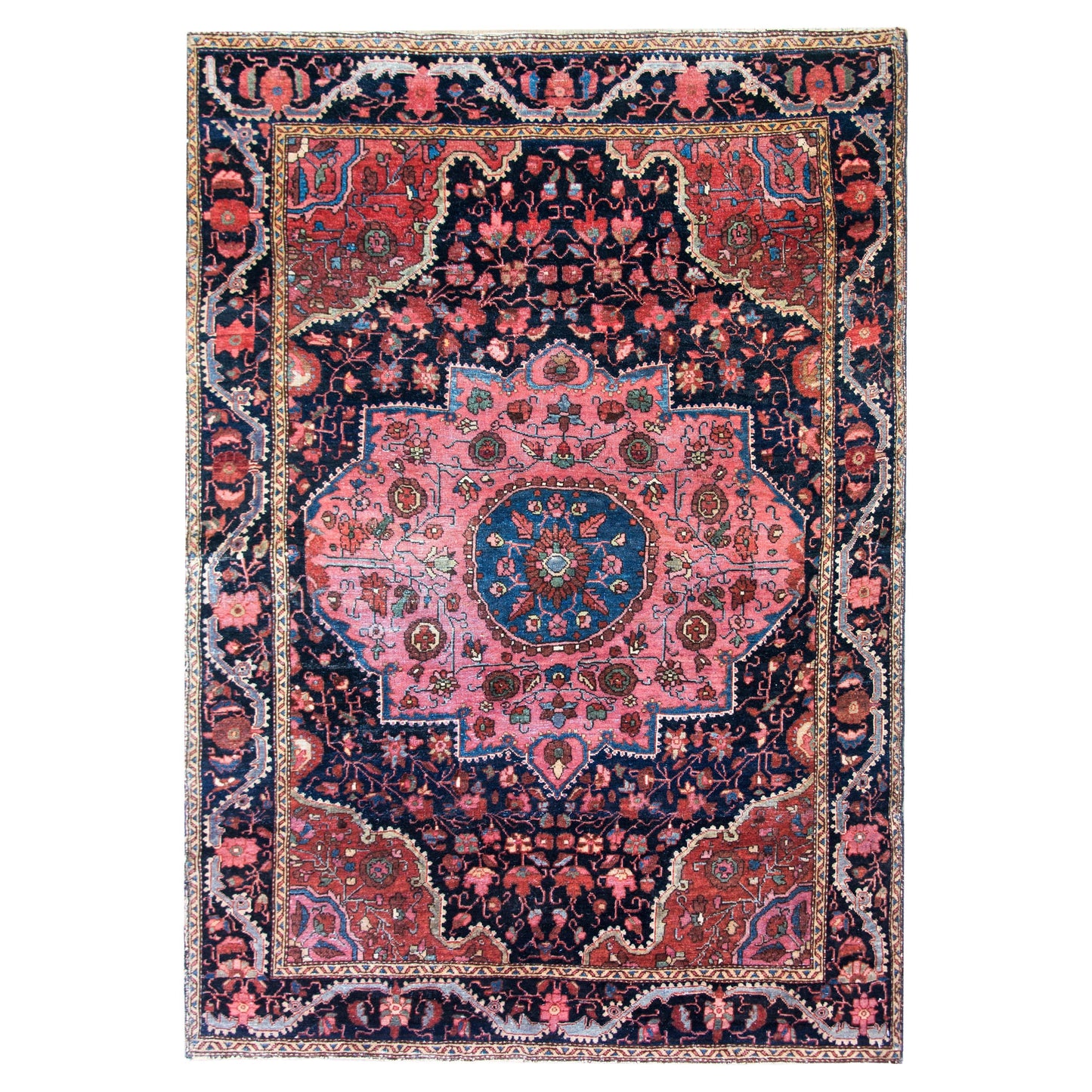 Early 20th Century Sarouk Farahan Rug For Sale
