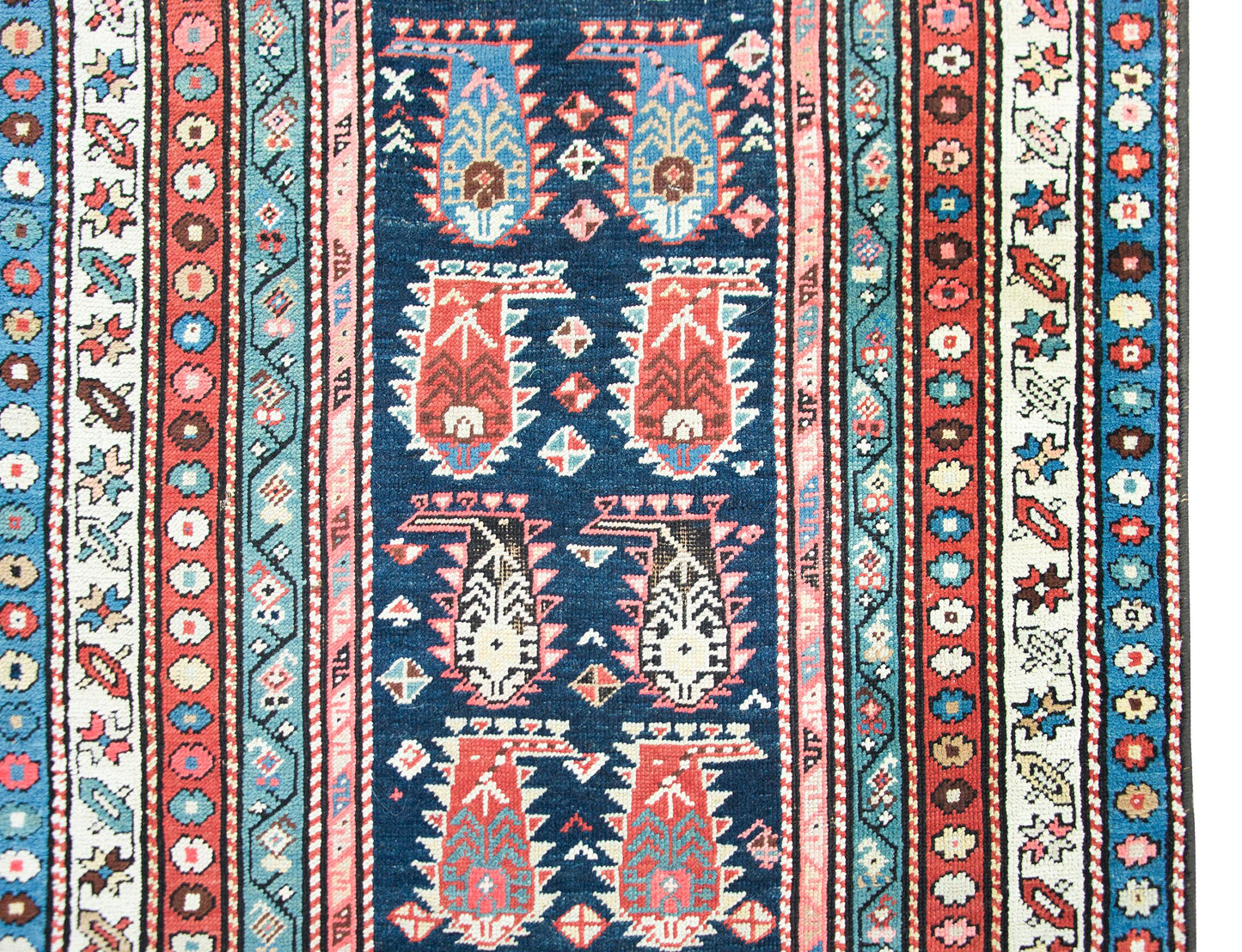 Early 20th Century Persian Ganjeh Rug For Sale
