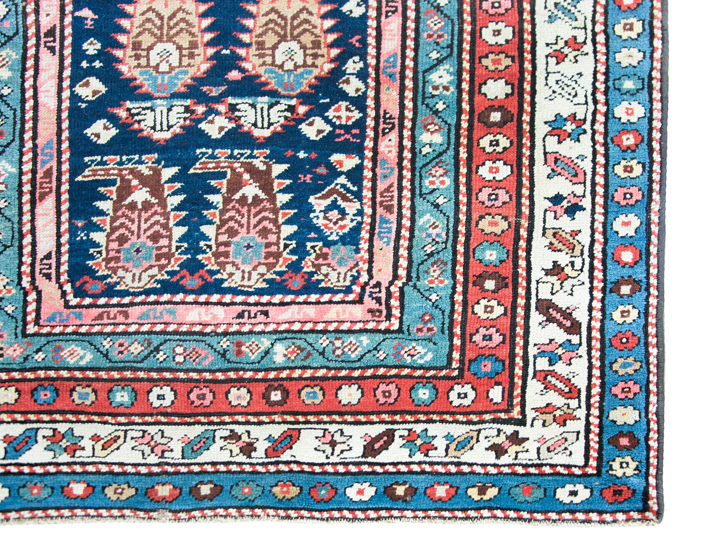 Early 20th Century Persian Ganjeh Rug For Sale