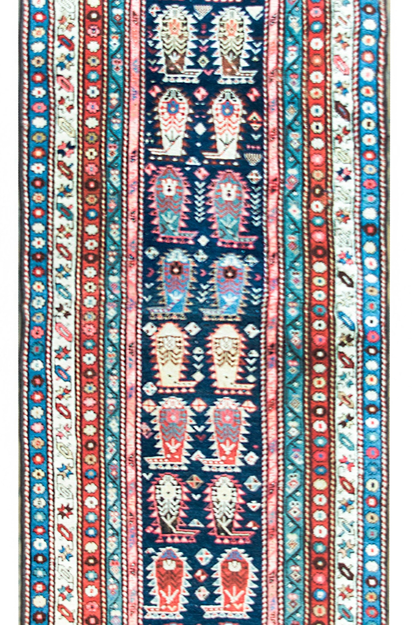 Early 20th Century Persian Ganjeh Rug For Sale