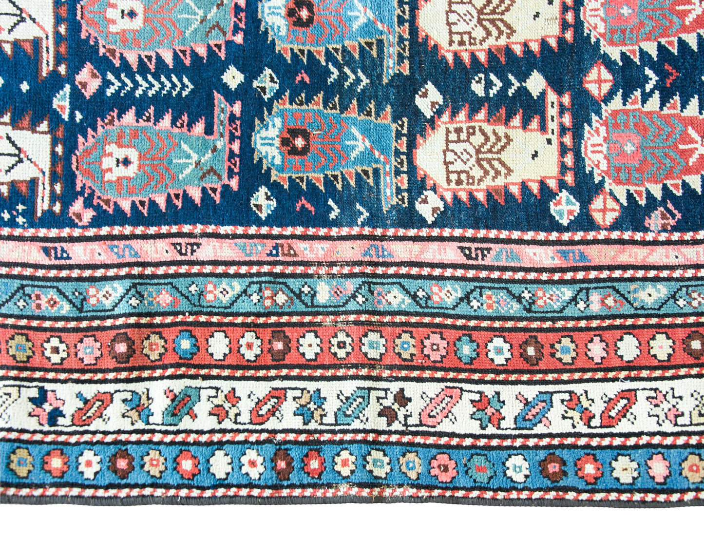 Early 20th Century Persian Ganjeh Rug For Sale