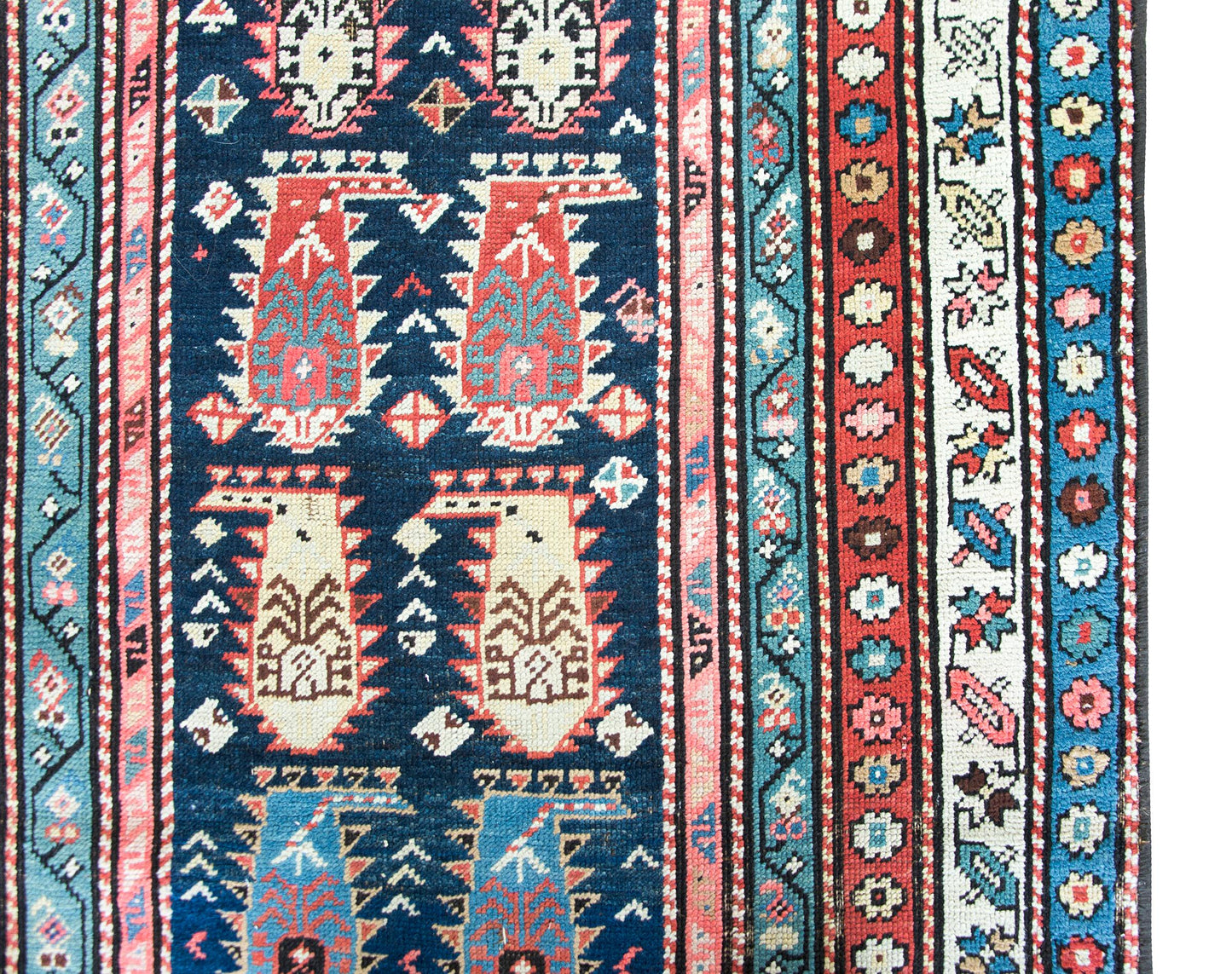 Early 20th Century Persian Ganjeh Rug For Sale