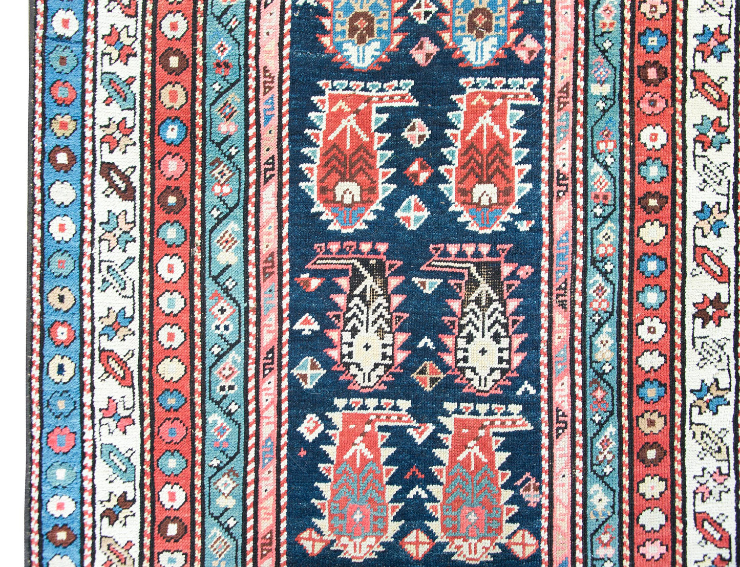 Early 20th Century Persian Ganjeh Rug For Sale