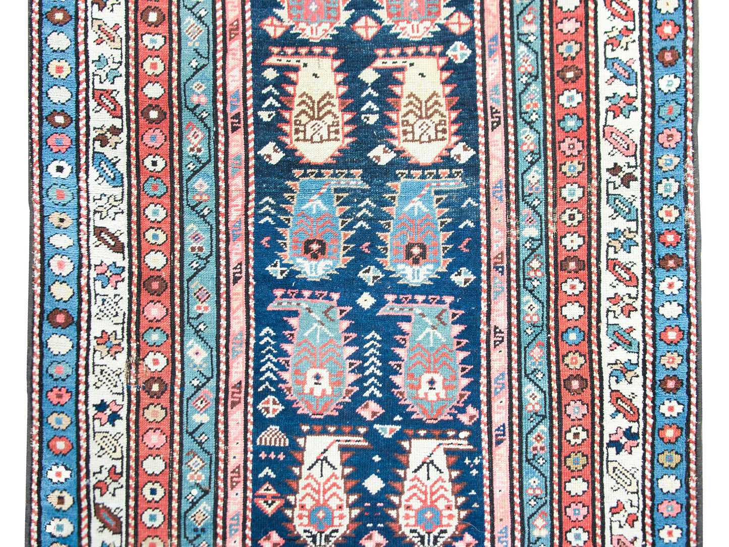 Early 20th Century Persian Ganjeh Rug For Sale