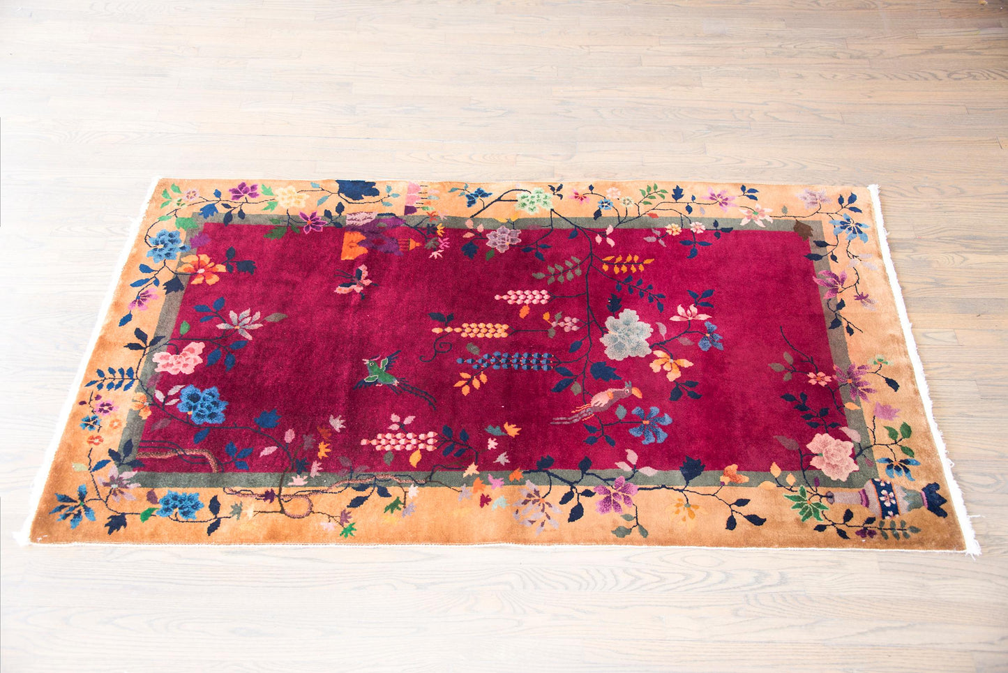 Early 20th Century Chinese Art Deco Rug For Sale