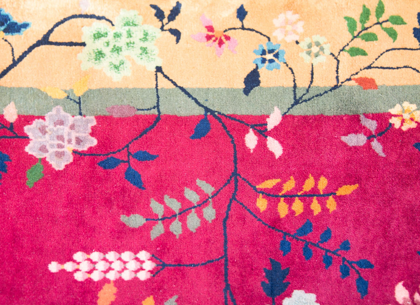 Early 20th Century Chinese Art Deco Rug For Sale