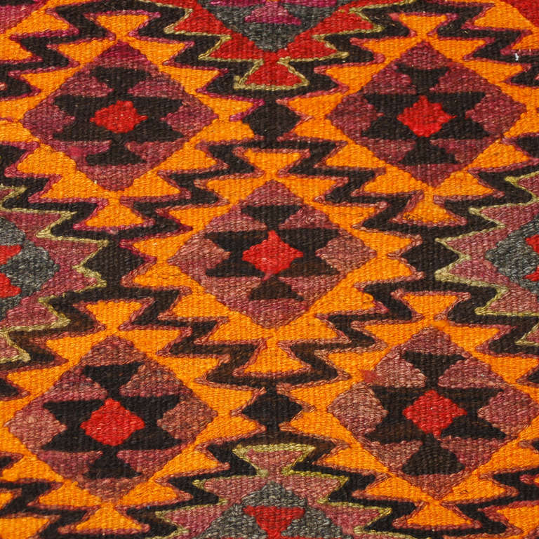 Early 20th Century Persian Kilim Runner For Sale