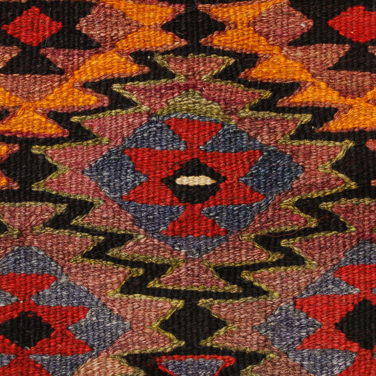 Early 20th Century Persian Kilim Runner For Sale