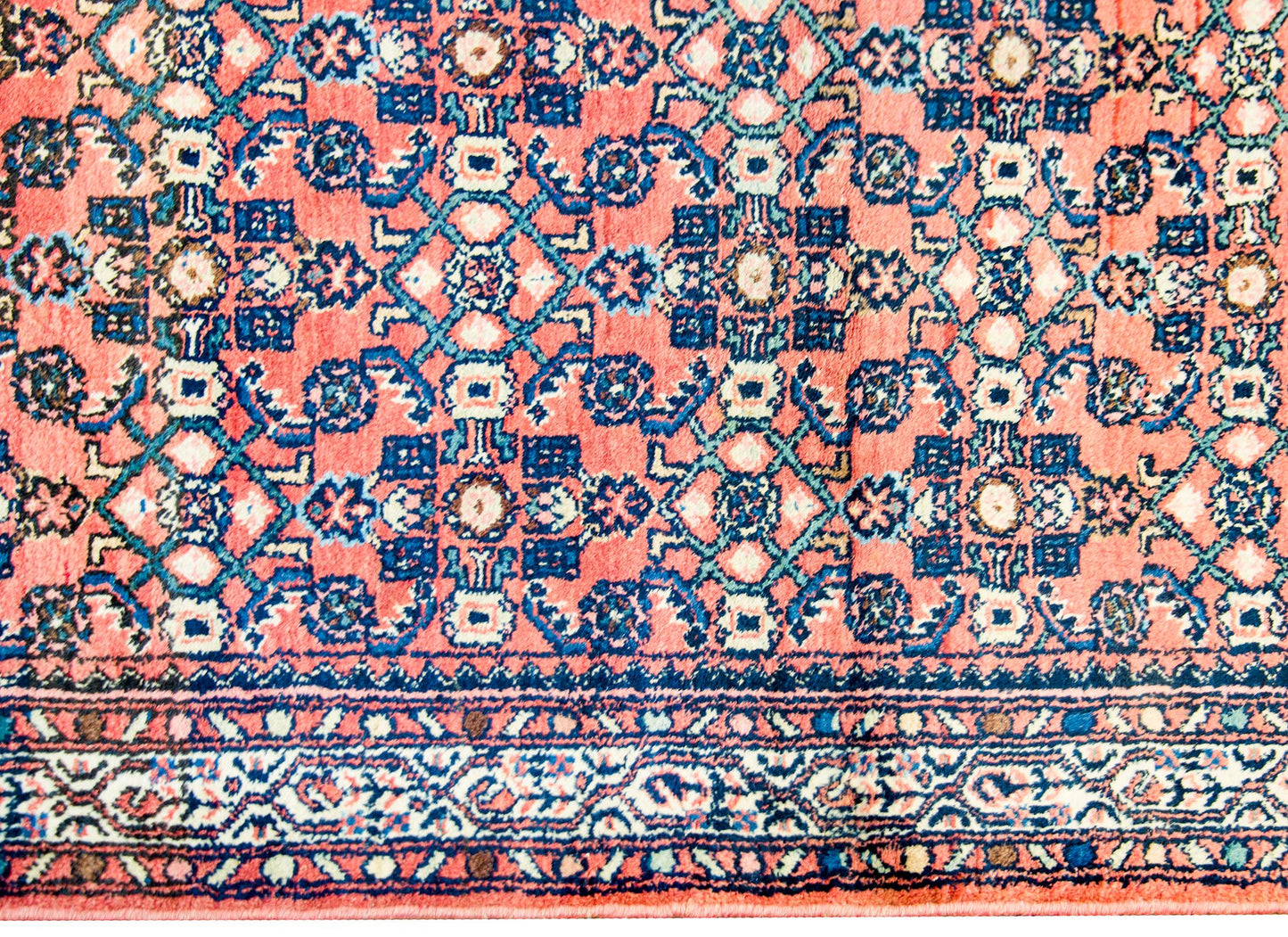 Wonderful Early 20th Century Herati Rug For Sale