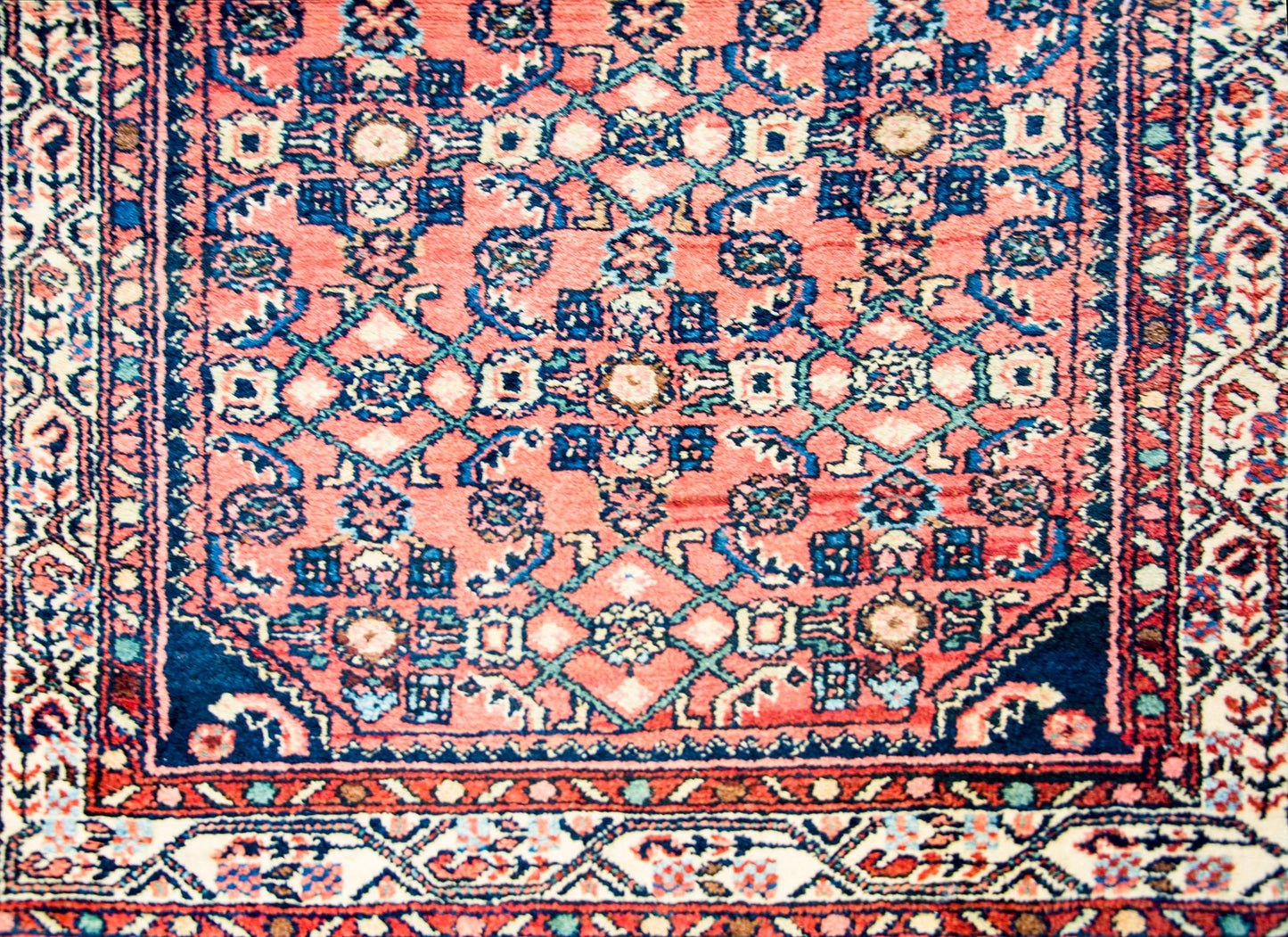 Wonderful Early 20th Century Herati Rug For Sale