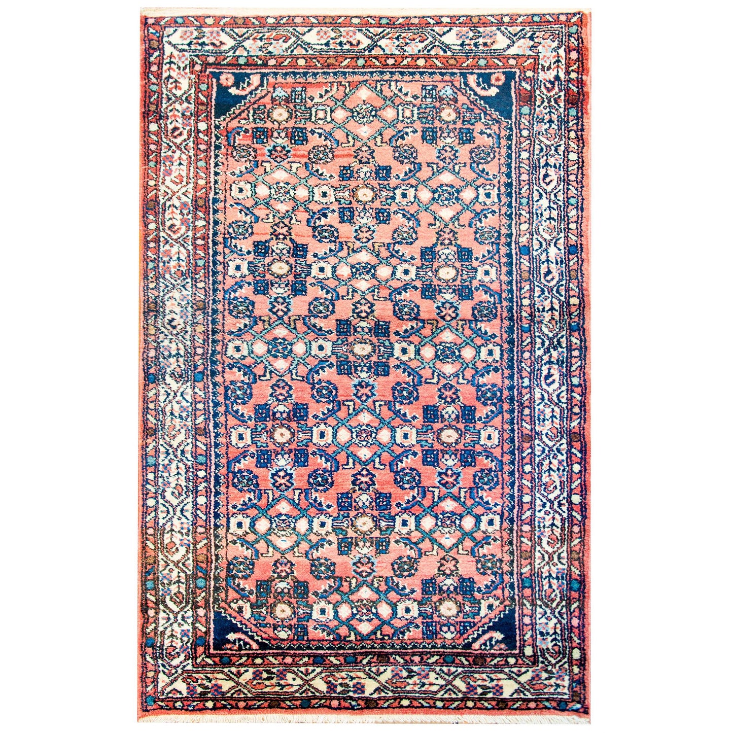 Wonderful Early 20th Century Herati Rug For Sale