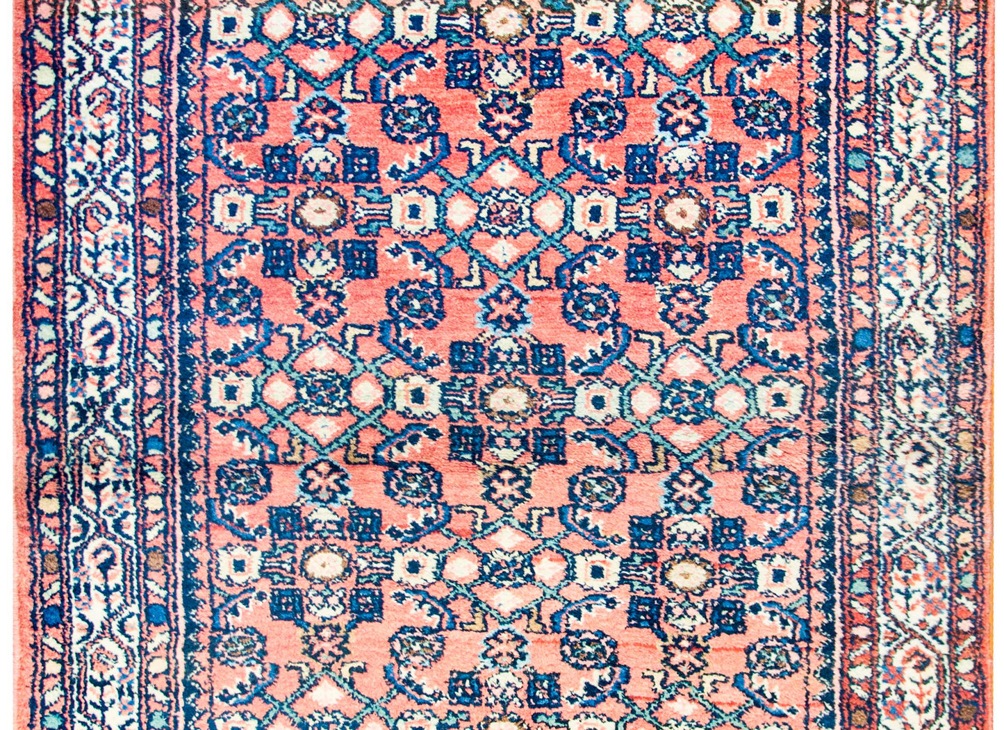 Wonderful Early 20th Century Herati Rug For Sale