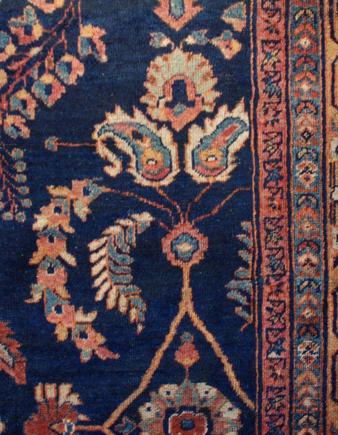 19th Century Mahal Rug For Sale