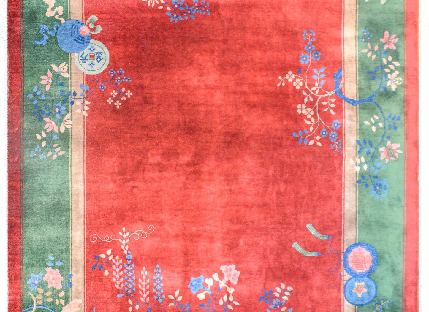 Exquisite Chinese Art Deco Rug For Sale