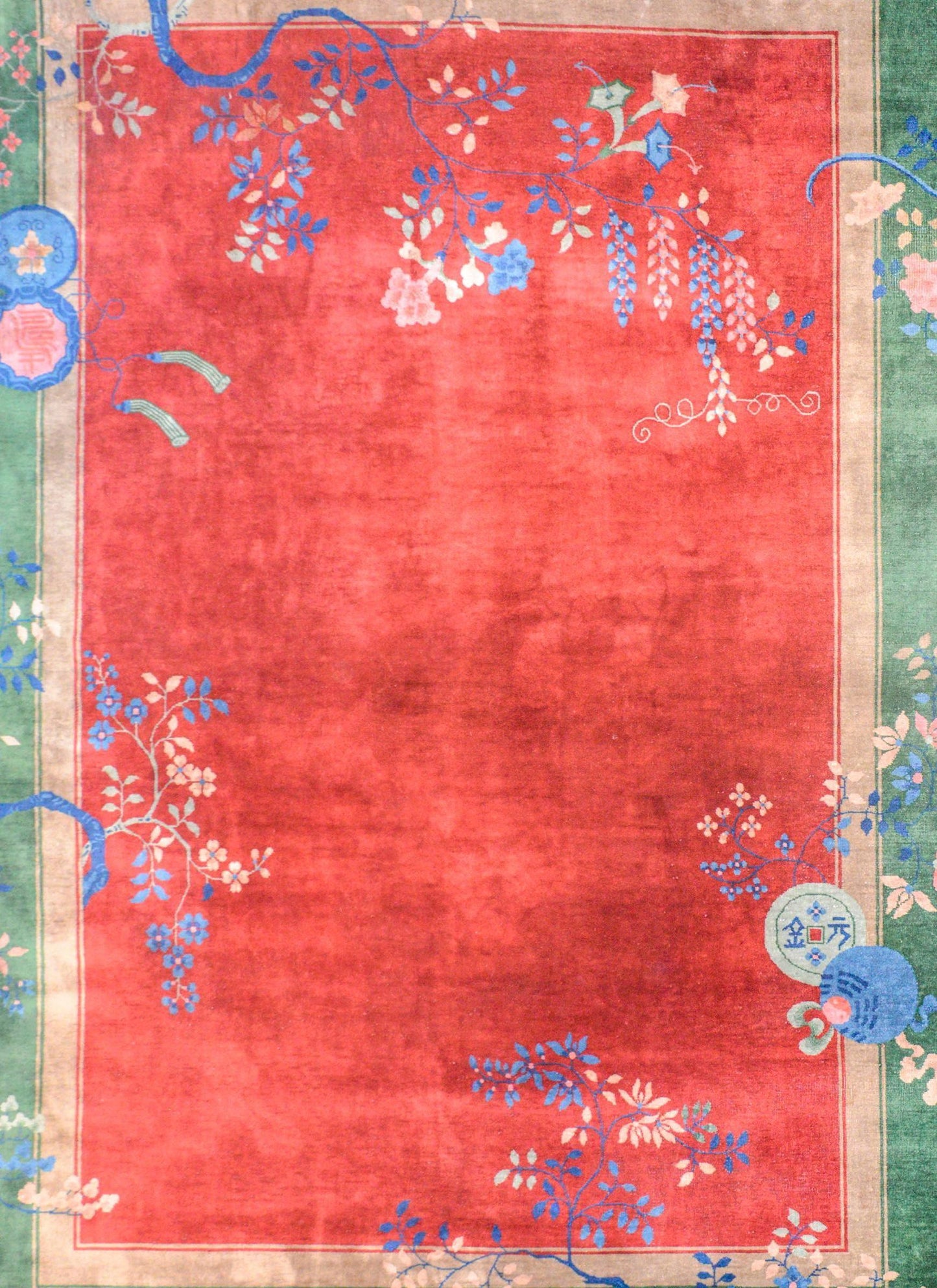 Exquisite Chinese Art Deco Rug For Sale