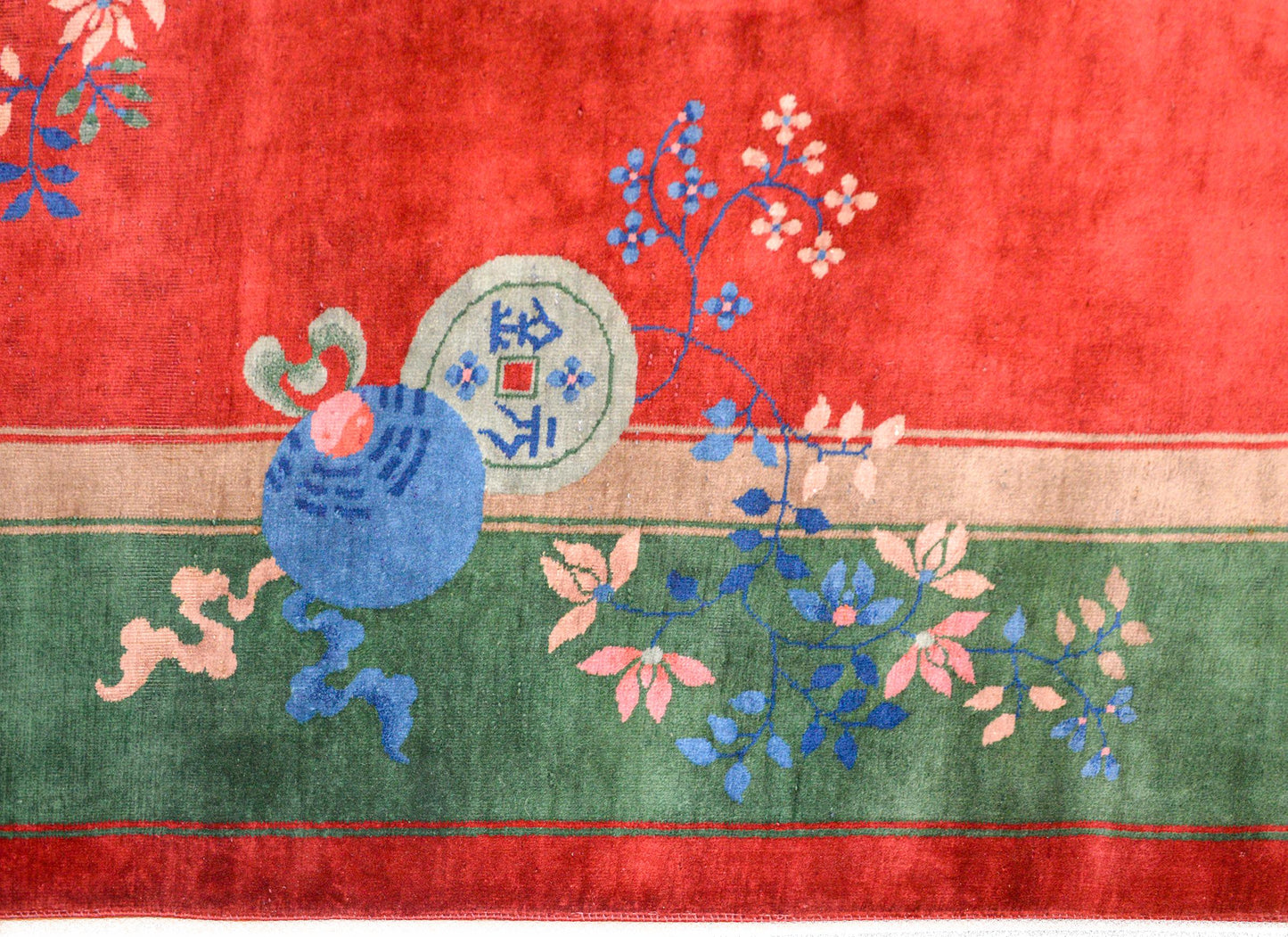 Exquisite Chinese Art Deco Rug For Sale