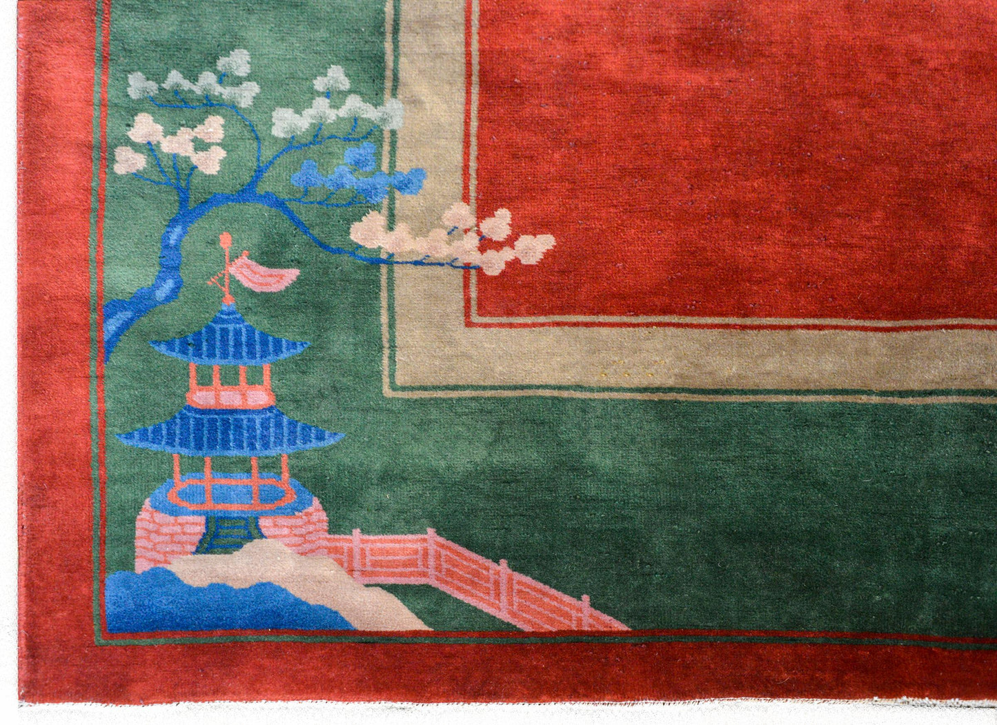 Exquisite Chinese Art Deco Rug For Sale
