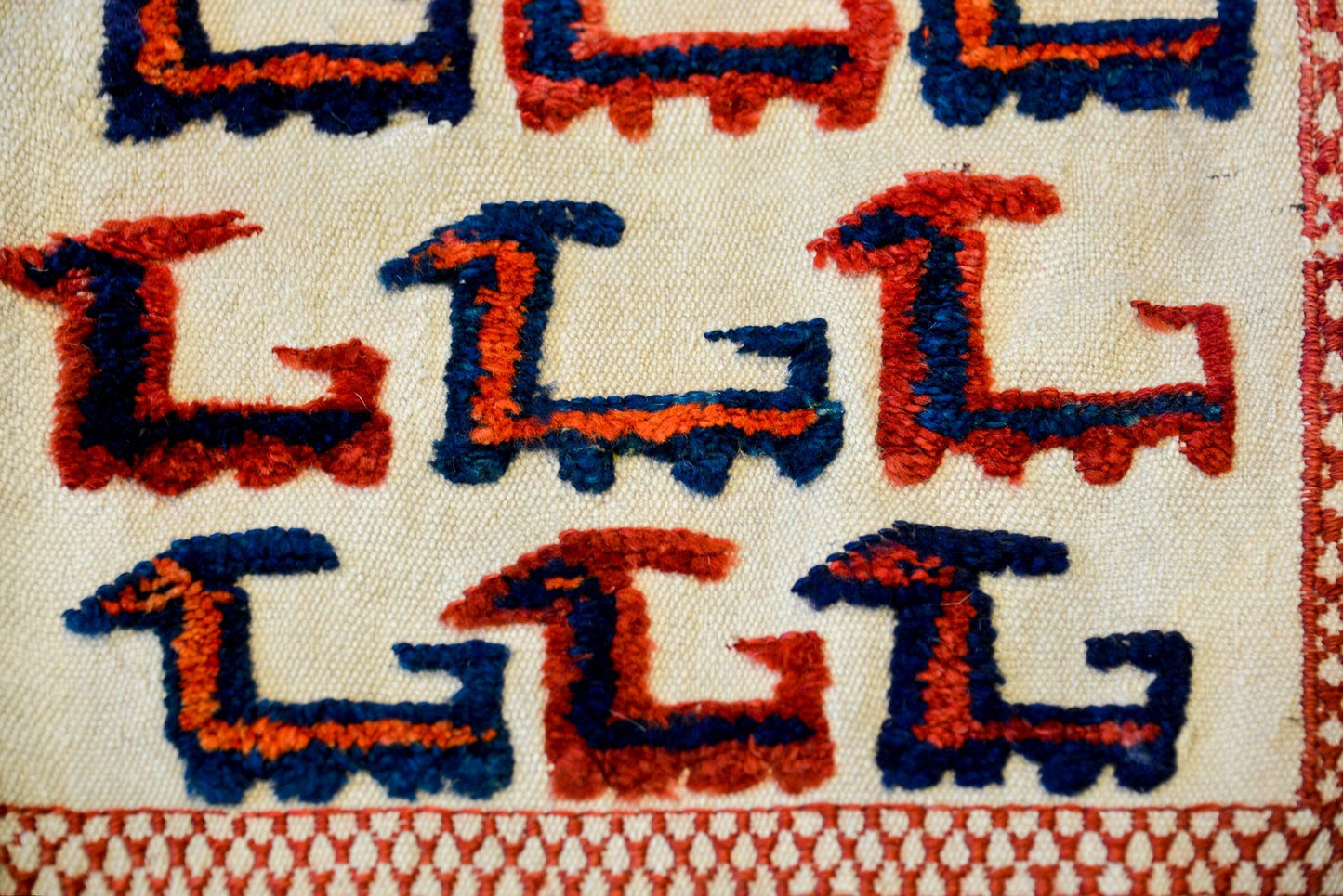 Whimsical 20th Century Afshar Horse Blanket For Sale