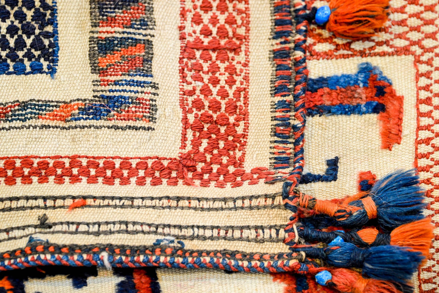 Whimsical 20th Century Afshar Horse Blanket For Sale