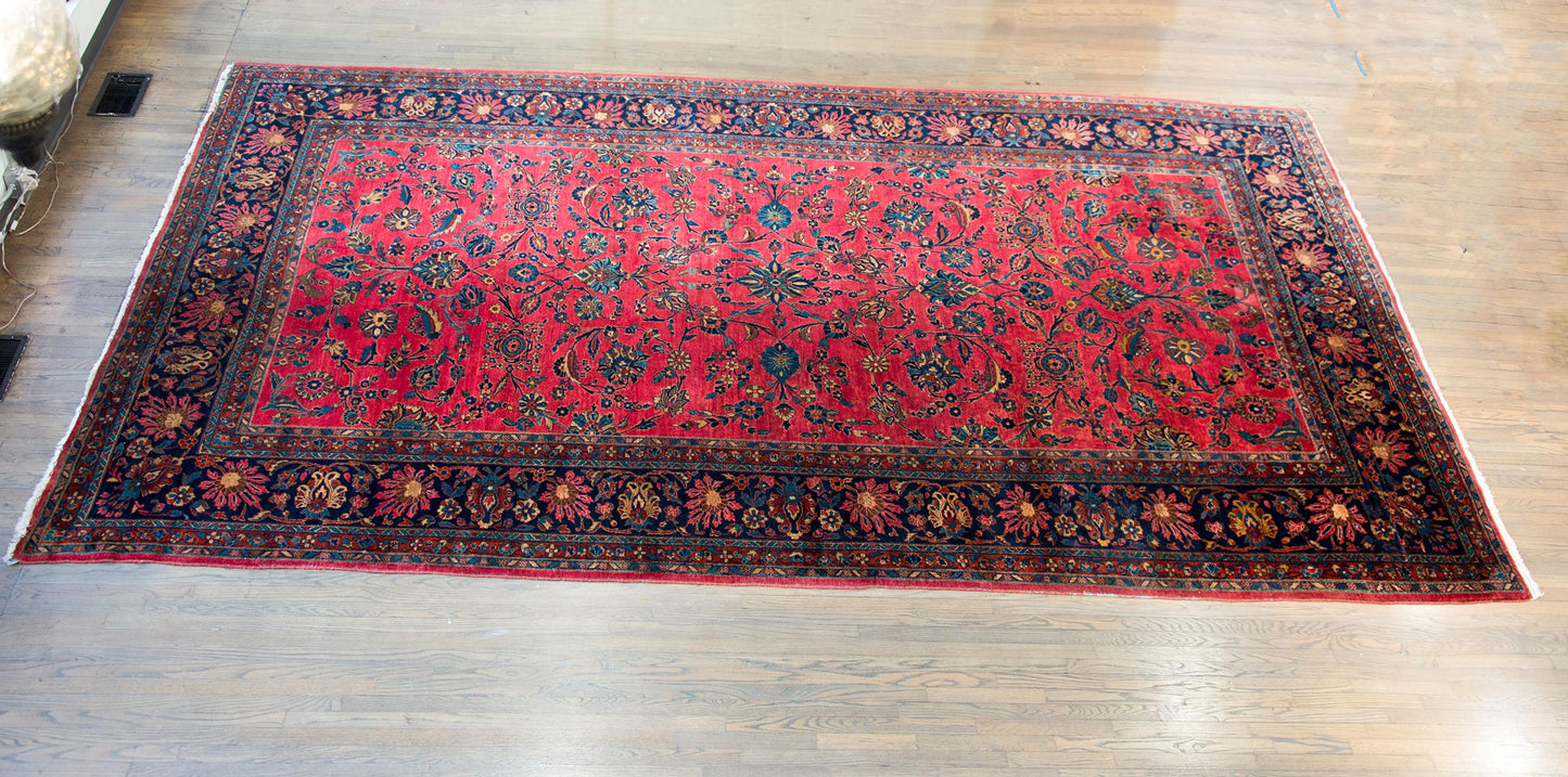 Early 20th Century Persian Sarouk Mahal Rug For Sale