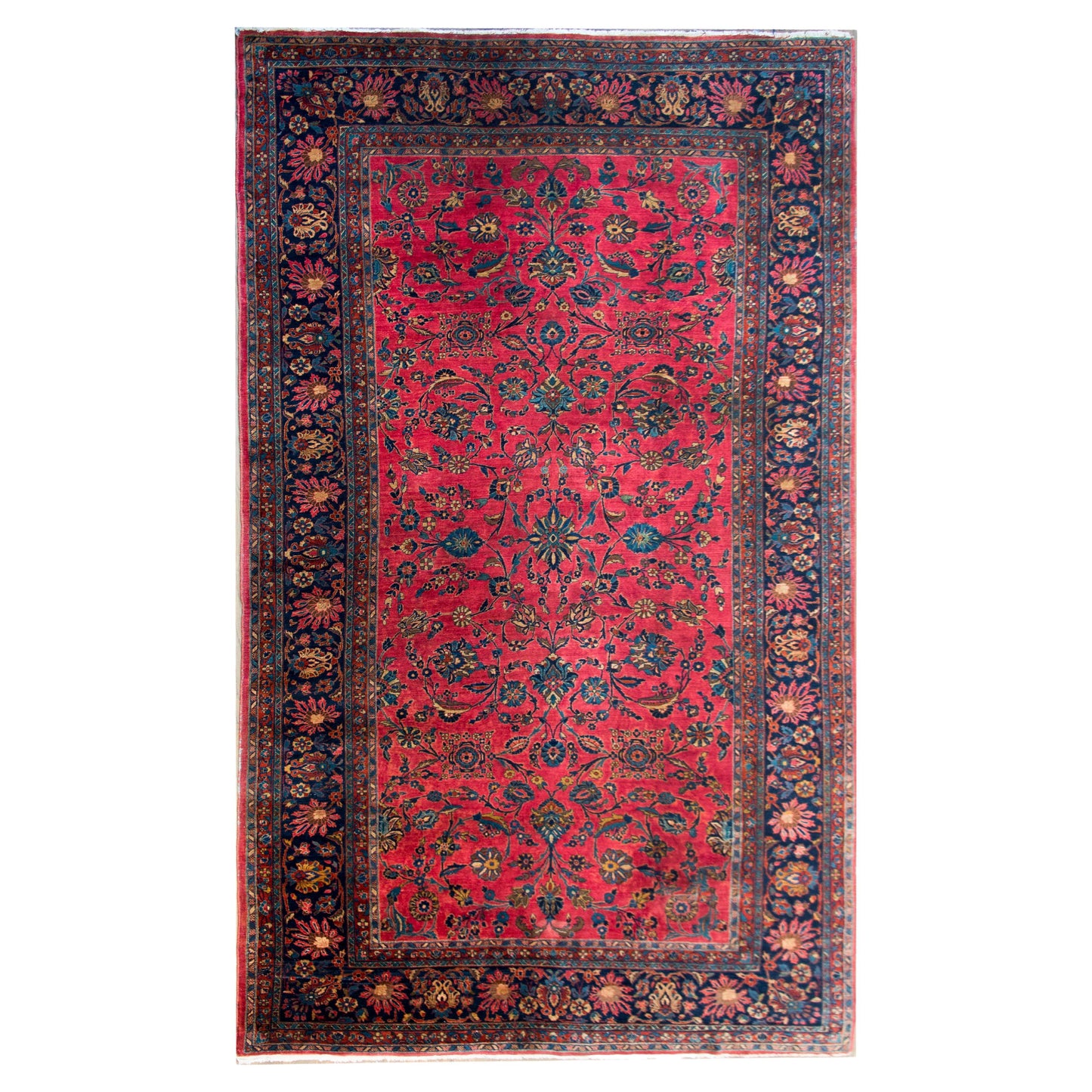 Early 20th Century Persian Sarouk Mahal Rug For Sale