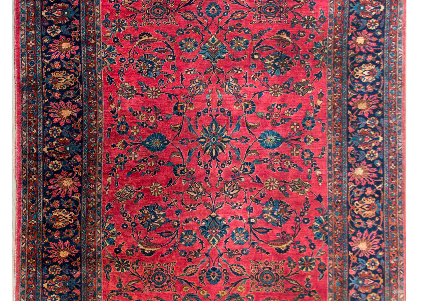 Early 20th Century Persian Sarouk Mahal Rug For Sale