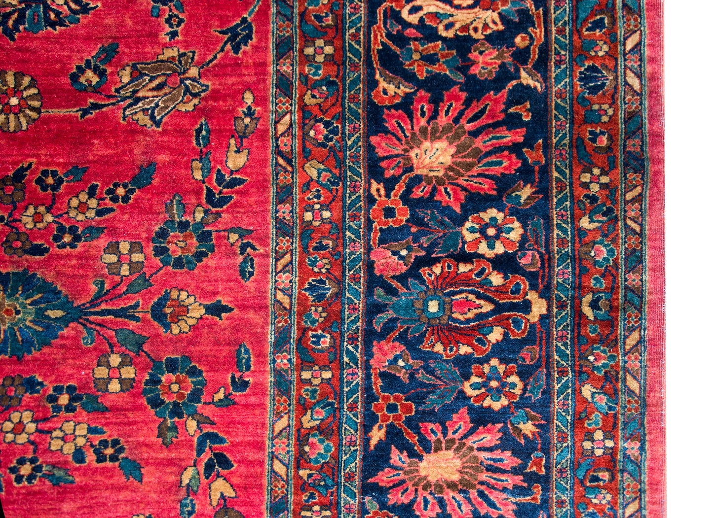 Early 20th Century Persian Sarouk Mahal Rug For Sale