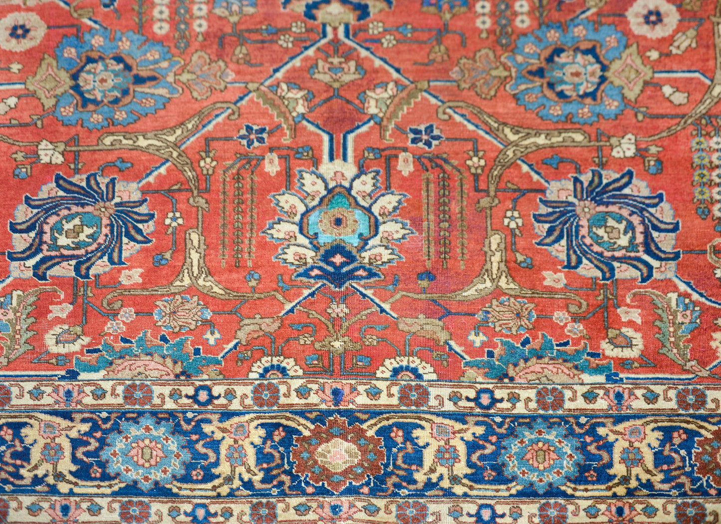 Early 20th Century Persian Tabriz Rug For Sale