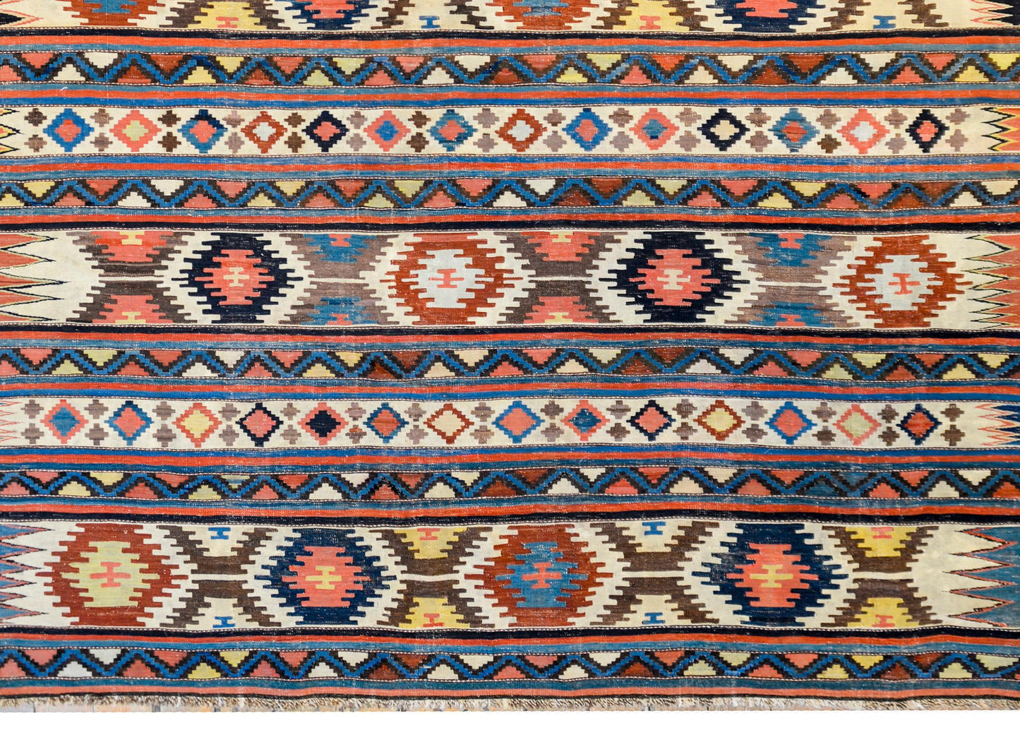 Extraordinary Early 20th Century Shirvan Kilim Rug For Sale