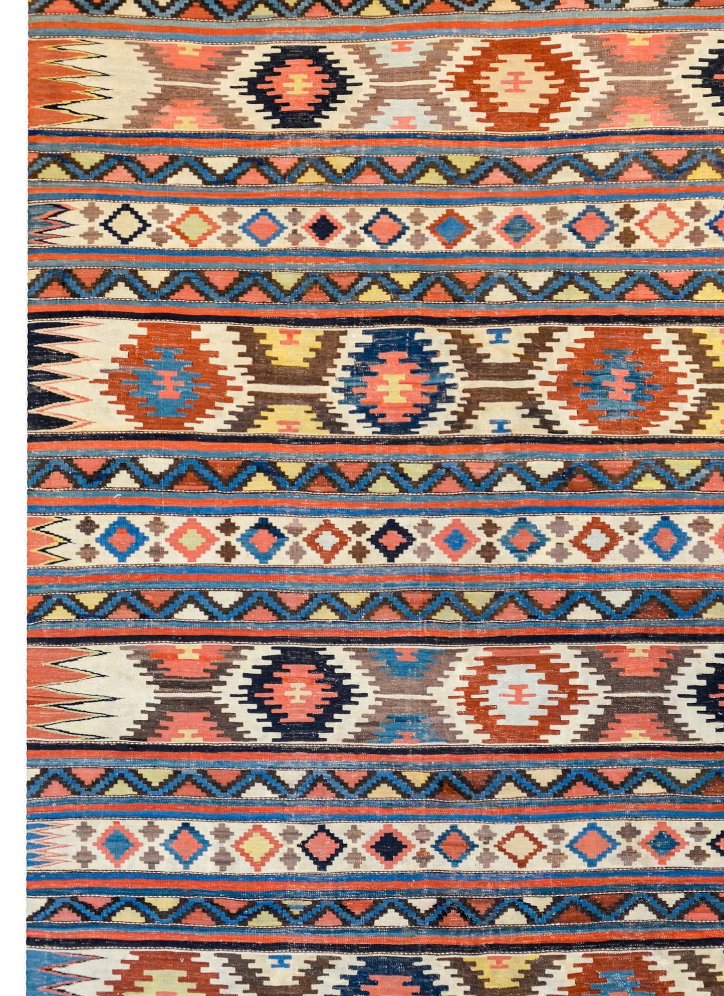 Extraordinary Early 20th Century Shirvan Kilim Rug For Sale