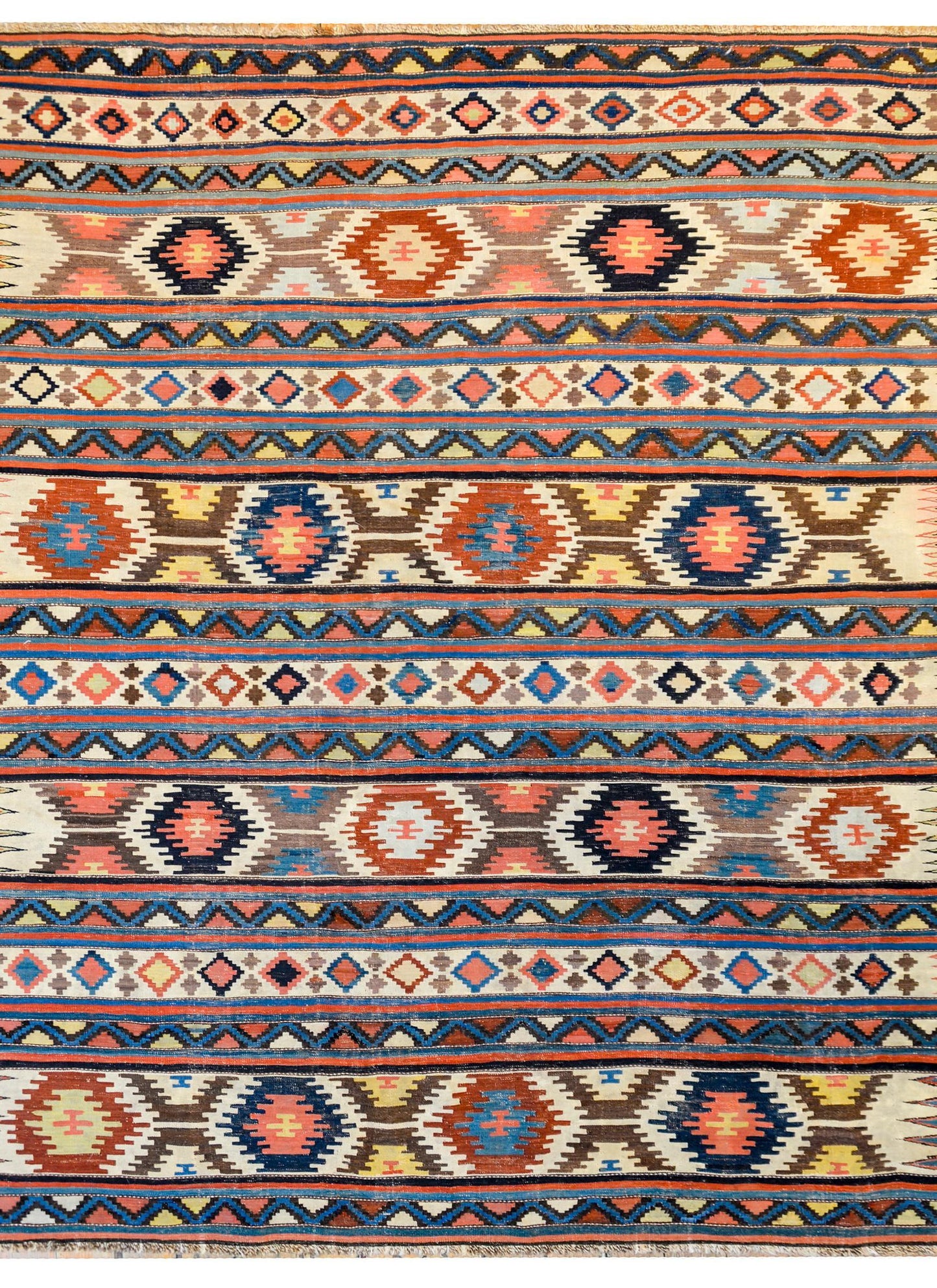 Extraordinary Early 20th Century Shirvan Kilim Rug For Sale