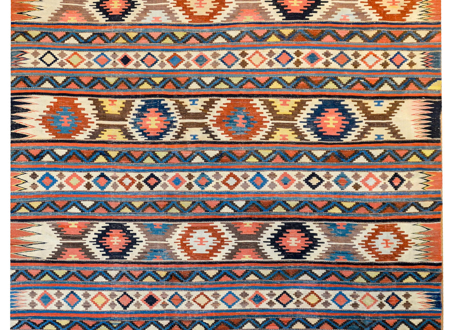 Extraordinary Early 20th Century Shirvan Kilim Rug For Sale